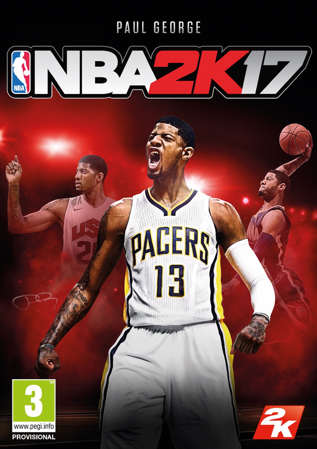 NBA 2K17 okładka Cover Paul George