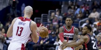Wyniki NBA: Kolejna wygrana Wizards, 16 punktów Gortata