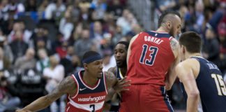 Wyniki NBA: Wpadka Wizards, seria porażek trwa, 11 zbiórek Gortata