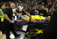 NBA: To mogło się skończyć naprawdę źle, co z graczem Warriors?