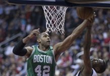 Wyniki NBA: Wielki mecz w Bostonie! Blamaż Cavaliers, 44 punkty Hardena i świetny PG13
