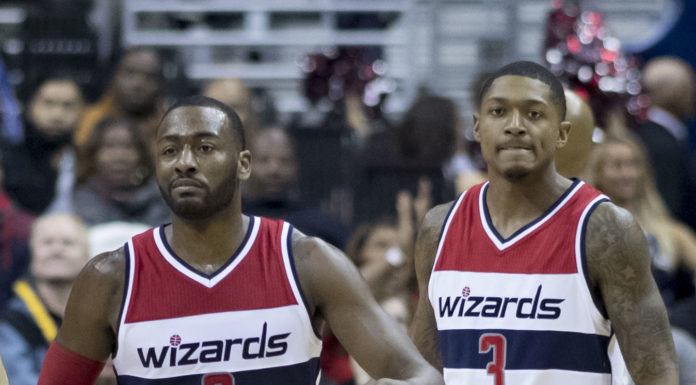 Wyniki NBA: Wizards w play-offach, powrót Walla, 9 oczek Gortata