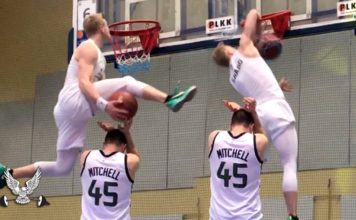 Piotr Grabowski wykonał jeden z najtrudniejszych wsadów na świecie!