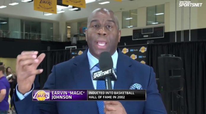 NBA: Odważne słowa Magica Johnsona. Lakers będą walczyć o gwiazdy!