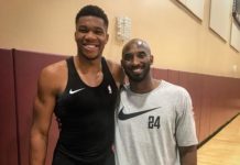 NBA: Kobe Bryant daje wskazówki Giannisowi