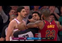 NBA: Kanter stara się wyprowadzić LBJ-a z równowagi