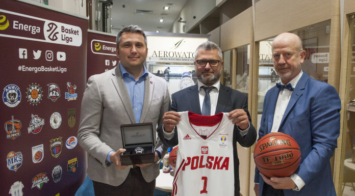 Marka Aerowatch nowym partnerem polskiej koszykówki