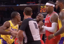 NBA: Bójka w meczu Lakers – Rockets. Liga sprawdza nowe nagrania (aktualizacja)