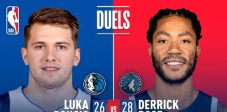 Wyniki NBA: Idealne Triple-double Jokicia, świetni Doncić i Rose, bójka w LA