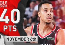 Wyniki NBA: McCollum rzuca 40, Wizards kolejny raz przegrywają