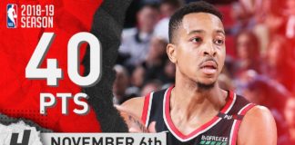 Wyniki NBA: McCollum rzuca 40, Wizards kolejny raz przegrywają