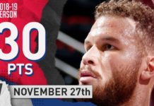 Wyniki NBA: 30 punktów Griffina, Nuggets biją Lakers