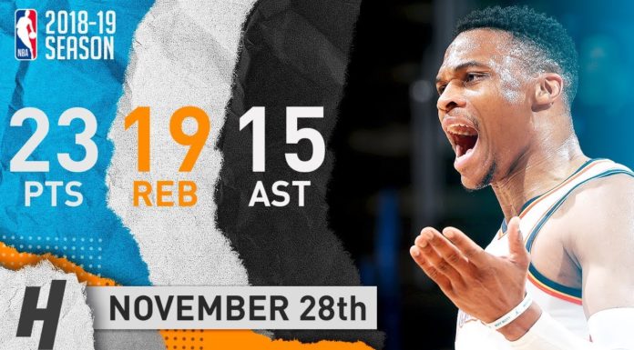 Wyniki NBA: kolejne triple-double Westbrooka, Lillard rzuca 41 punktów, a Spurs rozgromieni