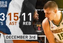 Wyniki NBA: Triple-double Jokicia i zwycięstwo nad Raptors. Game-winner Burksa w debiucie.