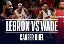 Wyniki NBA: Ostatnie starcie James vs. Wade, 38 punktów Curry’ego