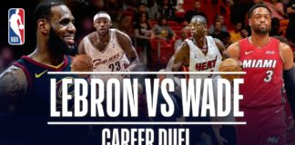 Wyniki NBA: Ostatnie starcie James vs. Wade, 38 punktów Curry’ego