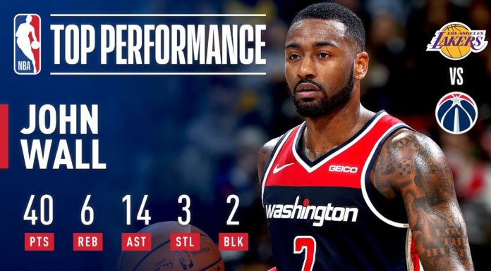 Wyniki NBA: 40 punktów Walla, wyjątkowo bezradni Raptors