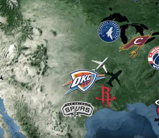 Który zespół NBA podróżuje najwięcej, a który najmniej?