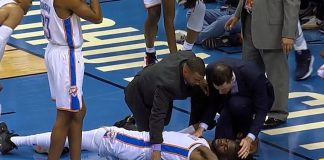 NBA: Po tym upadku Nerlens Noel został odwieziony do szpitala