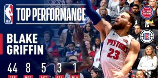 Wyniki NBA: 44 punkty Griffina w powrocie do LA, 27 zbiórek Townsa