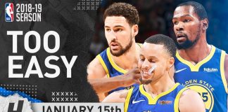 Wyniki NBA: Warriors rozbijają Nuggets, triple-double Giannisa