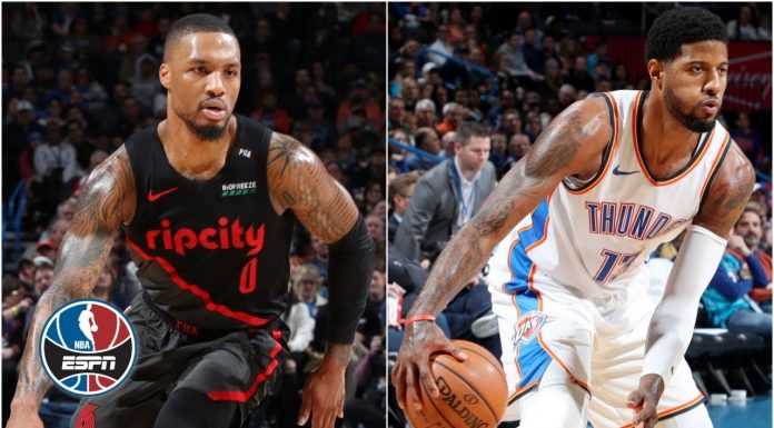 Wyniki NBA: George lepszy od Lillarda, Clippers w kryzysie