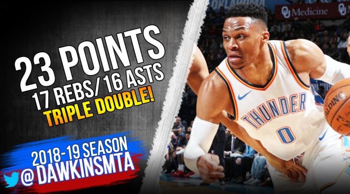 Wyniki NBA: Triple-double Westbrooka. 38 punktów Curry’ego