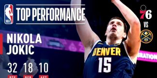 Wyniki NBA: Mistrzowie zdobyli Boston, triple-double Jokicia