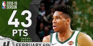 Wyniki NBA: 43 punkty Giannisa, triple-double Doncicia