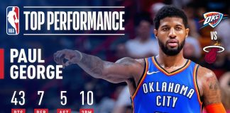 Wyniki NBA: 43 punkty George’a, Rockets rozbici przez Nuggets