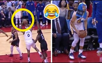 NBA: Zabawna strata Cousinsa. Co robisz Steph!?