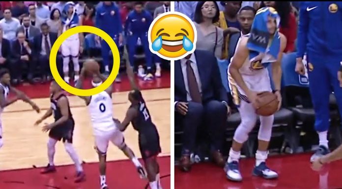 NBA: Zabawna strata Cousinsa. Co robisz Steph!?