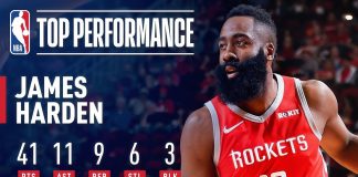 Wyniki NBA: 41 punktów Hardena, Lillard przeskoczył Aldridge’a