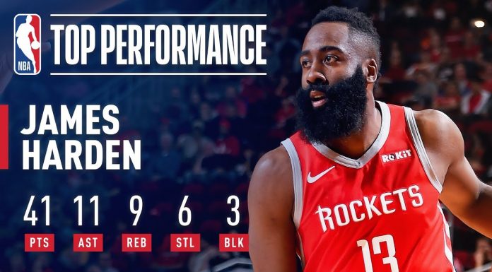 Wyniki NBA: 41 punktów Hardena, Lillard przeskoczył Aldridge’a