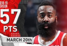 Wyniki NBA: 57 punktów Hardena, Sixers pokonują Celtics