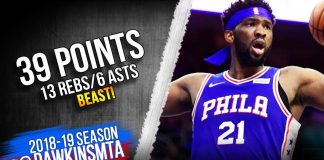 Wyniki NBA: Embiid nie do zatrzymania, season-high Middletona