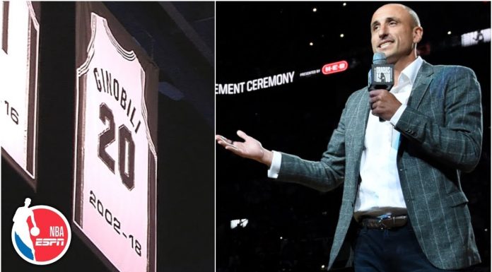 NBA: Piękne spotkanie legend San Antonio. Spurs zastrzegli numer Ginobiliego