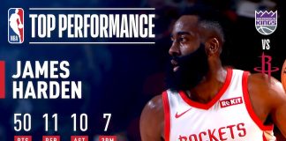 Wyniki NBA: 50 oczek Hardena, trwa walka o ostatnie miejsca wschodu