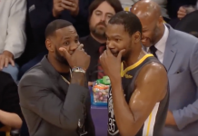 NBA: O czym LeBron James rozmawiał z Kevinem Durantem?