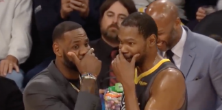 NBA: O czym LeBron James rozmawiał z Kevinem Durantem?