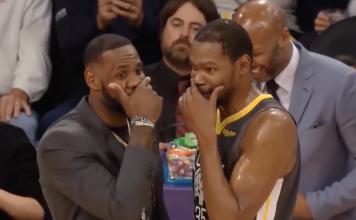 NBA: O czym LeBron James rozmawiał z Kevinem Durantem?