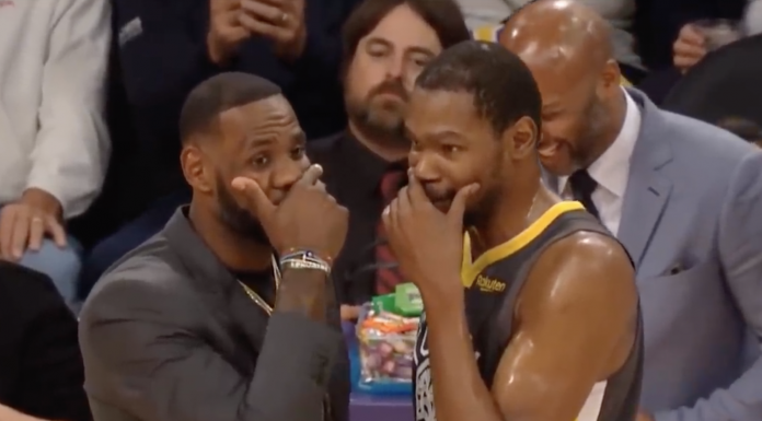 NBA: O czym LeBron James rozmawiał z Kevinem Durantem?