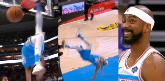 NBA: Corey Brewer o mało się nie zabił!