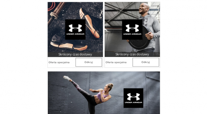 Tylko do piątku! Duże rabaty na buty i ubrania Under Armour!