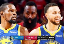 Wyniki NBA: Dogrywka w Houston! 46 punktów Duranta, 41 Hardena!