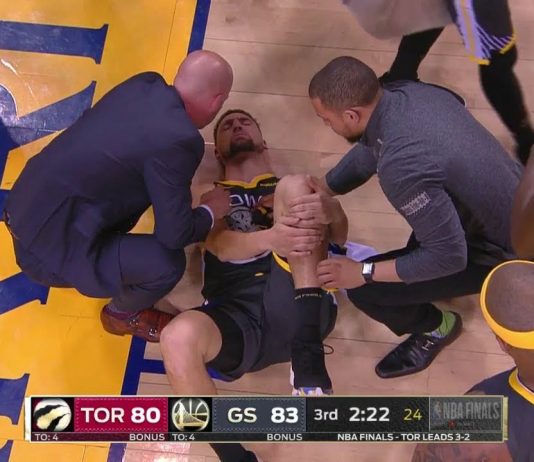 Finał NBA: Bardzo poważna kontuzja Klaya Thompsona!