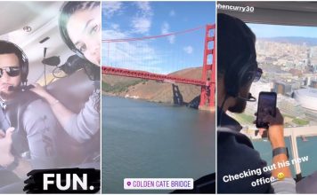 NBA: Steph Curry zobaczył nową halę Warriors z lotu ptaka