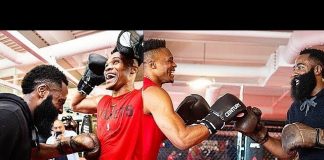 NBA: Westbrook, Harden i Capela na treningu UFC