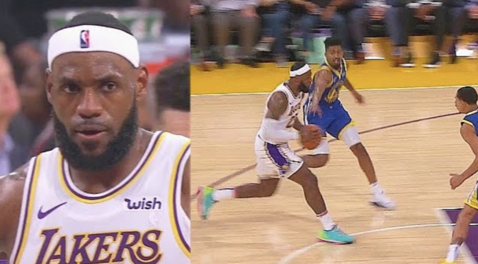 NBA: Piękna asysta LeBrona. Lakers rozbili Warriors