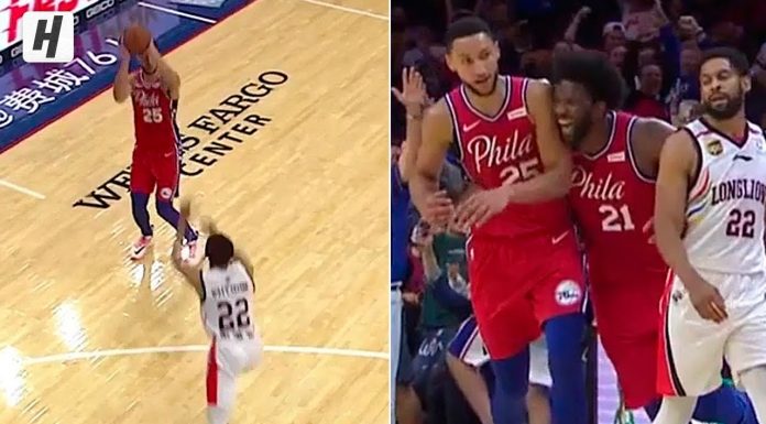 NBA: Co się dzieje!? Ben Simmons i Steven Adams trafili za trzy!